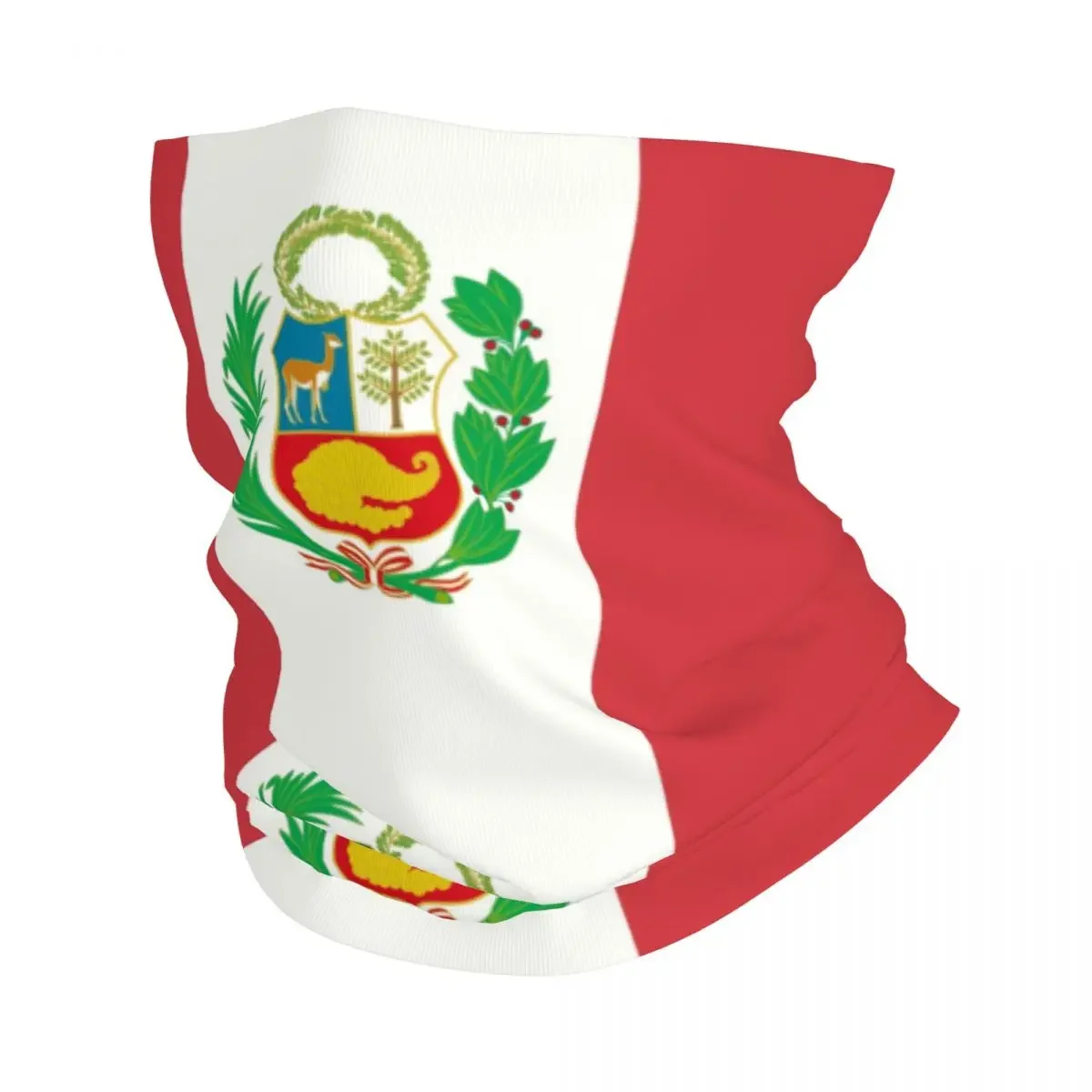 

Пользовательский флаг Перу, перуанский флаг, бандана, утеплитель для шеи, мужской и женский зимний походный лыжный шарф, гетры, чехол для лица
