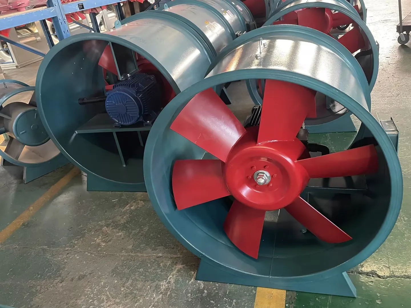 Explosion Proof Electric Industrial Axial Exhaust Fan Ventilation Extractor Cast Iron Stainless Steel Construction OEM ODM