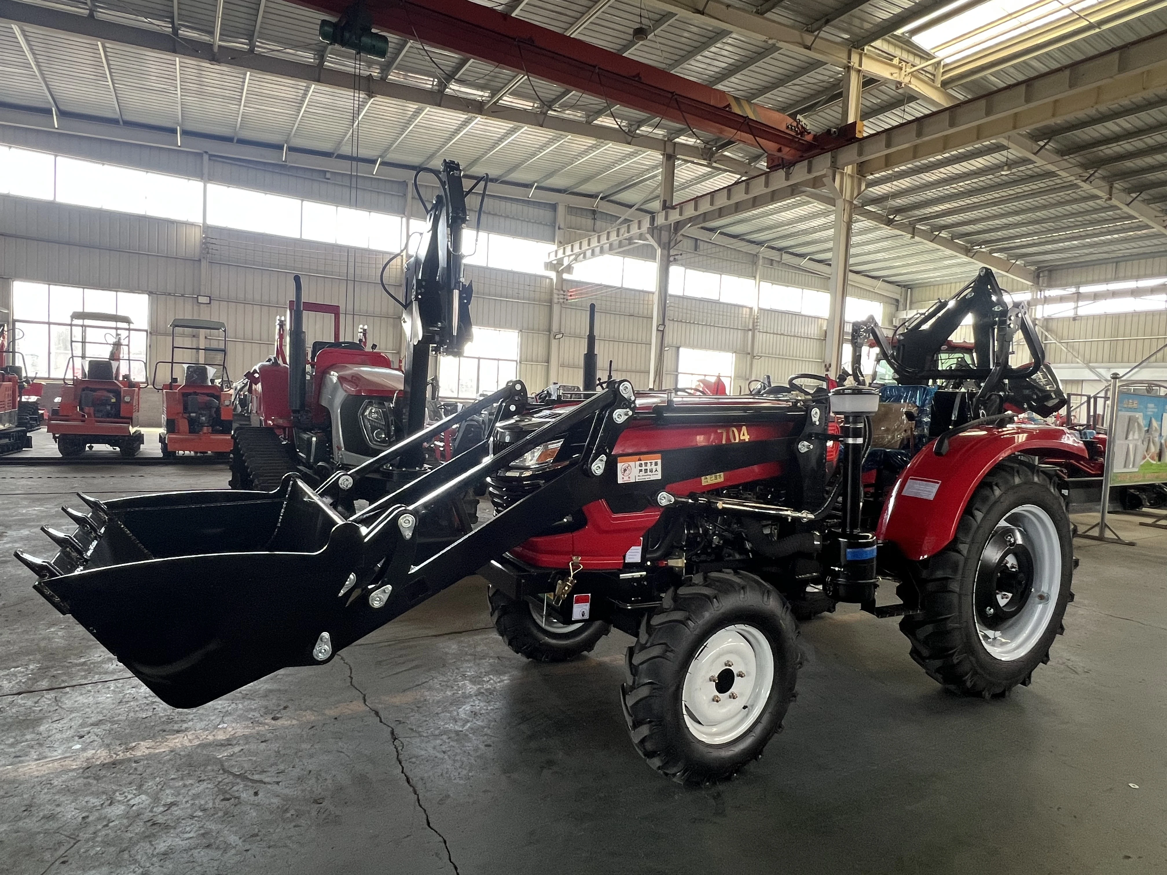 4wd 50hp  60hpFactory  Energy-saving Agricultural Machinery Farm Tractor Trailer Rotary Cultivator Planter Tractors