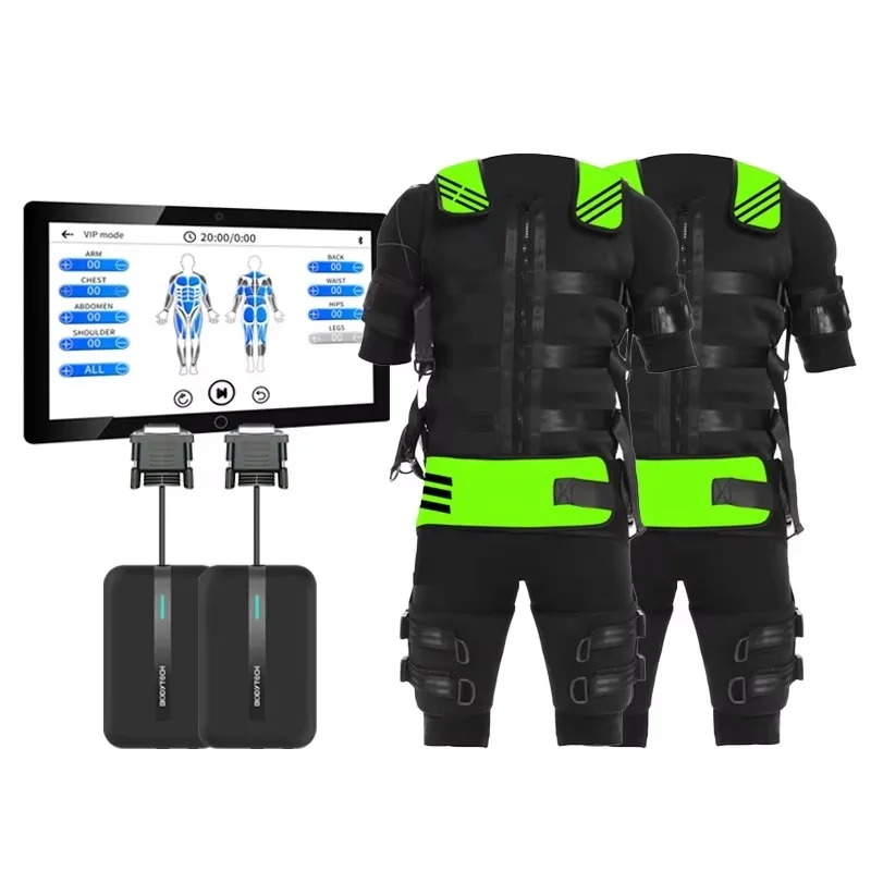 2023 Hot sales gym fitness equipment electro fitness ems training  sport training with body electrostimulation suit