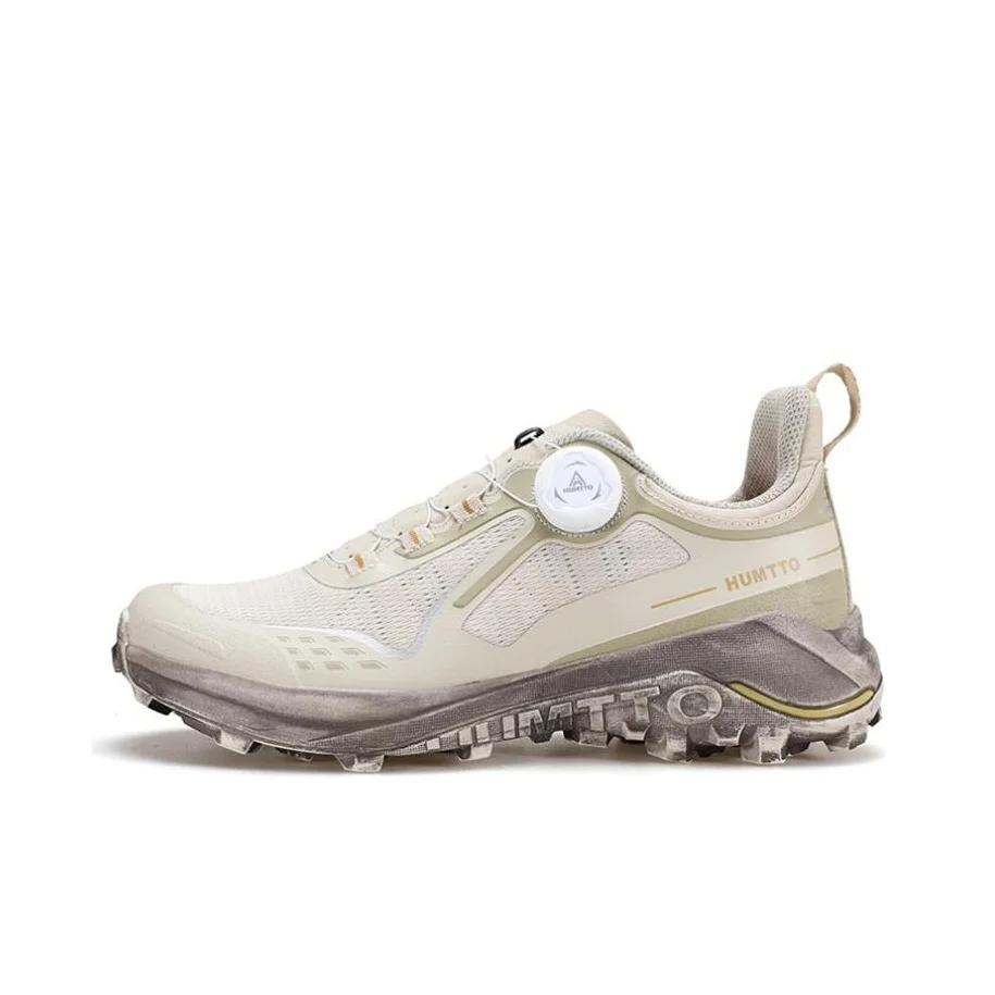HUMTTO Cushioning Slip Resistant Cushioning Slip Resistant Low top Trail Running Shoes Women's Beige 850930B-3
