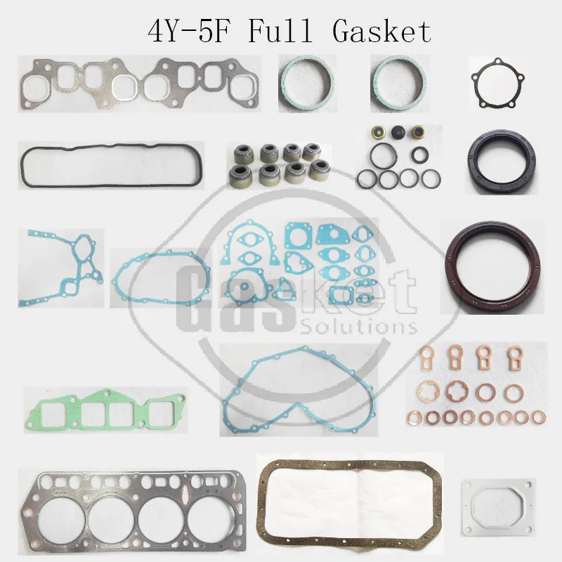 4Y 4Y-6F 4Y-5F 4Y-7F 4Y-8F Engine Full Gasket Kit For Toyota 5FG 7FG 6FG 8FG  Forklift Truck 04111-20230-71