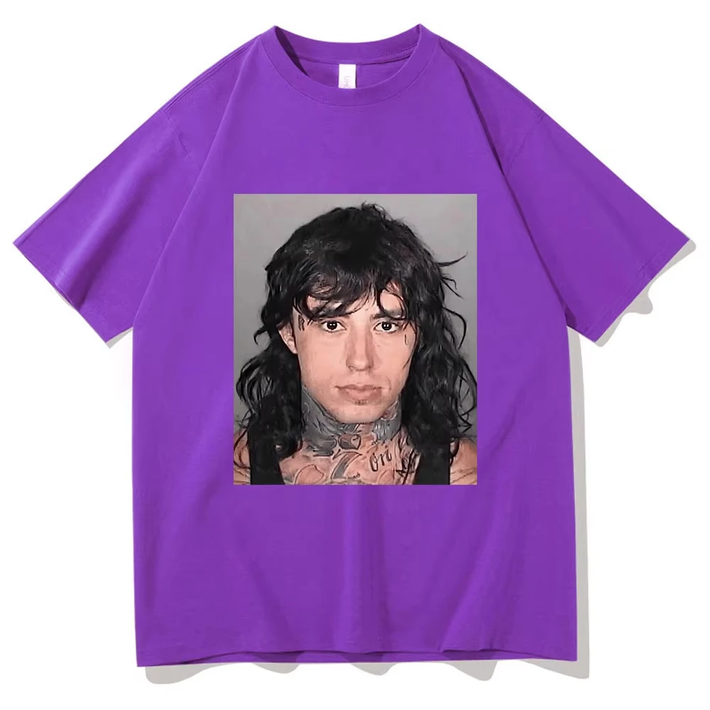Ronnie Radke Mugshot T-shirt Men Women Fashion Streetwear Summer Male Pure Cotton Short Sleeve Unisex Vintage Oversized T Shirts