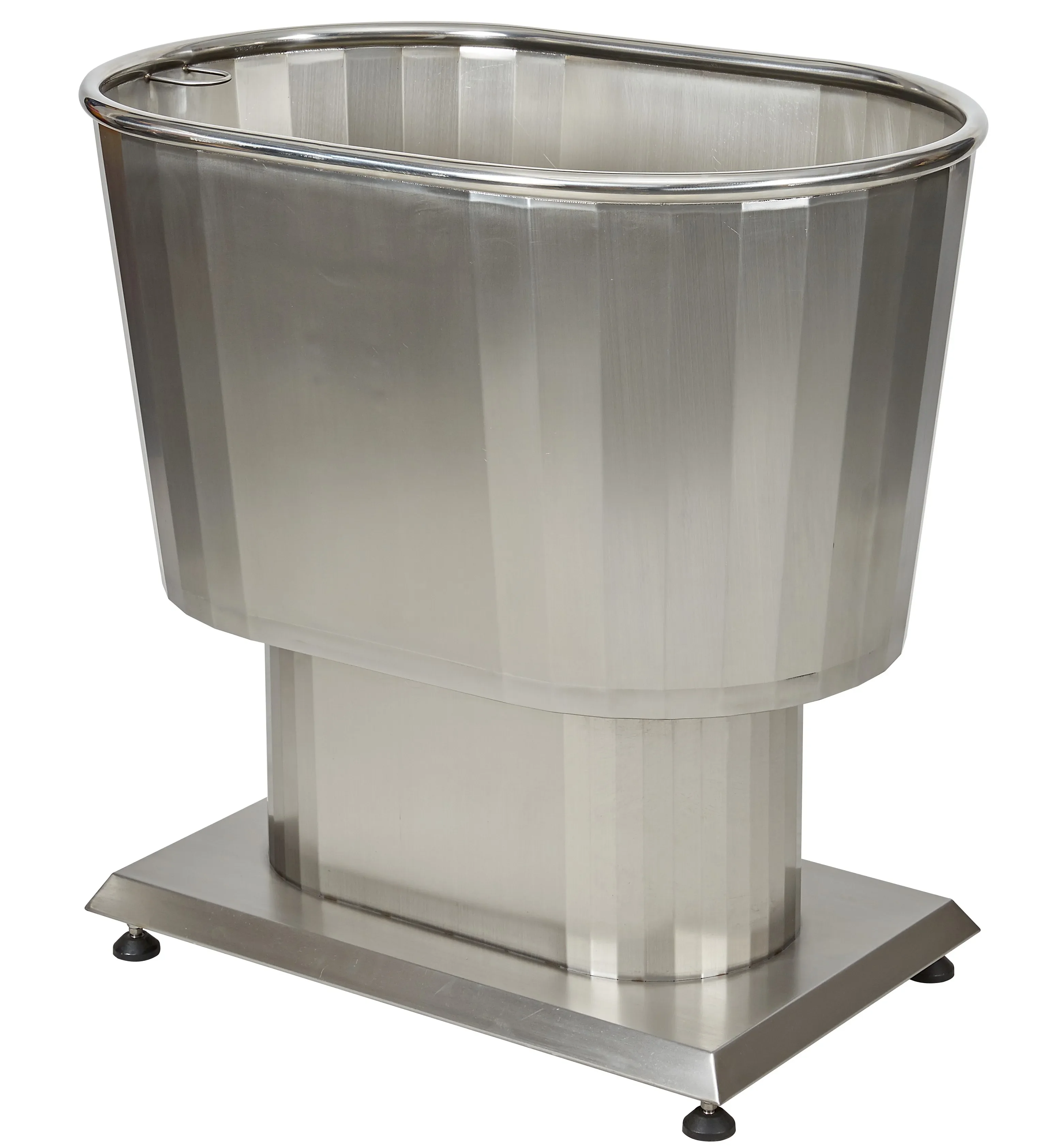 Stainless Steel Diamond Cut Pet Spa Bathtub Built In Massage Spa Function Large Capacity Animal Cleaning Bath Tub For Pet
