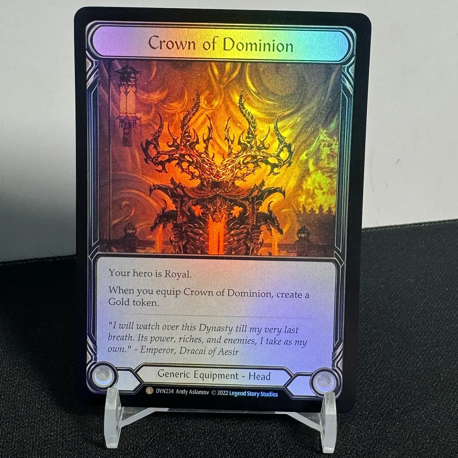 FAB FOIL 2 PROXY Rainbow Foil Proxies TCG Game Cards Crown of Dominion Dynasty DTD Diadem of Dreamstate