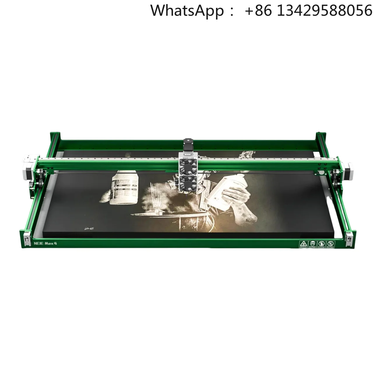 NEJE MAX 4 E80 Laser Engraver High - Power 24W Pulse 970x582x60mm Frame Size Multi - Software Compatible