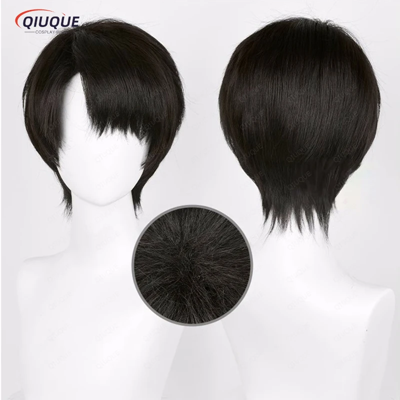 Anime Cosplay Wig Mikasa Ackerman Armin Arlert Annie Leonhart Levi  Heat Resistant Synthetic Hair Wigs + Wig Cap