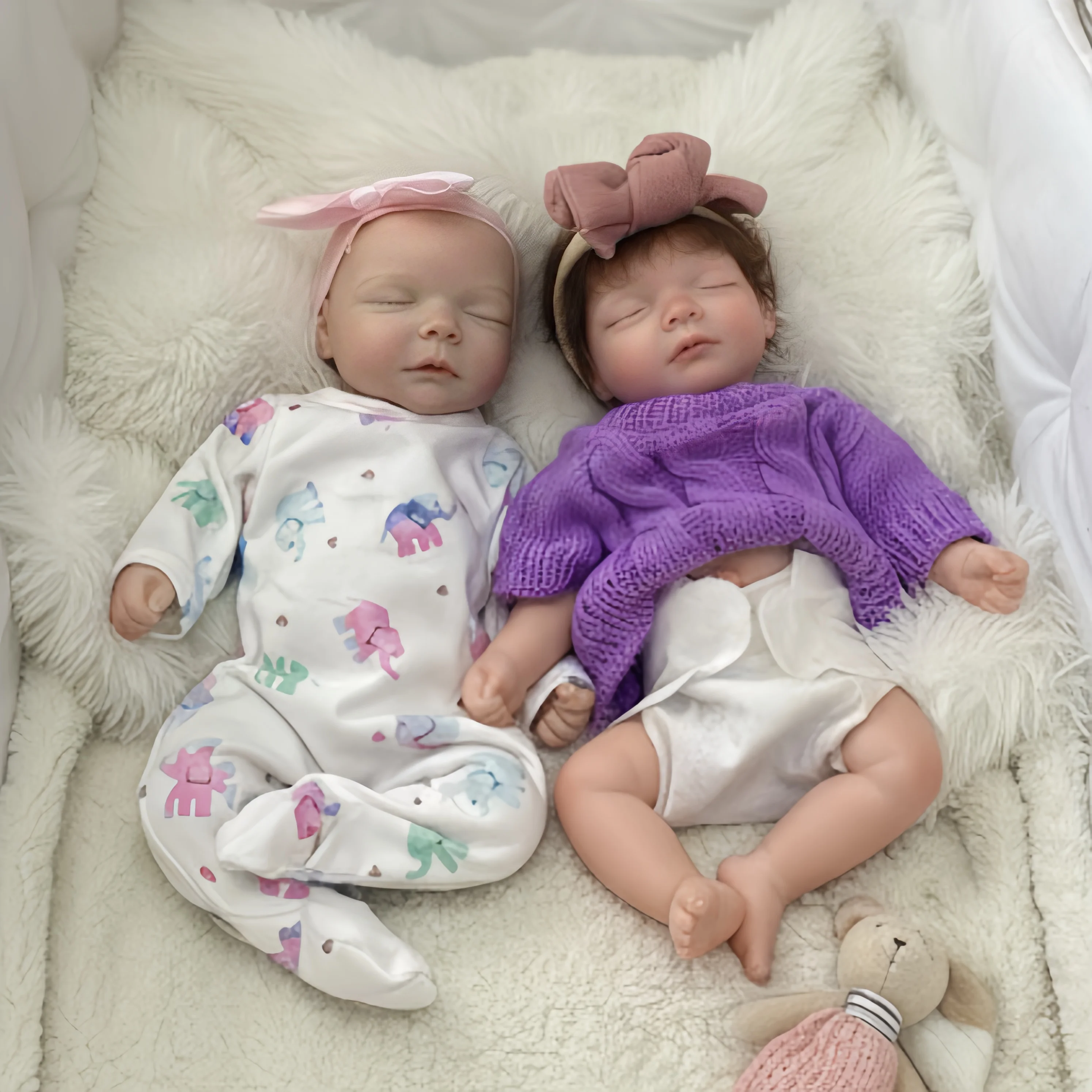 

10 Inch Open Mouth Silicone Reborn Doll Handmade with Rooted Hair Washable Collectible Girl Boneca Muñecas Renascida Bebe