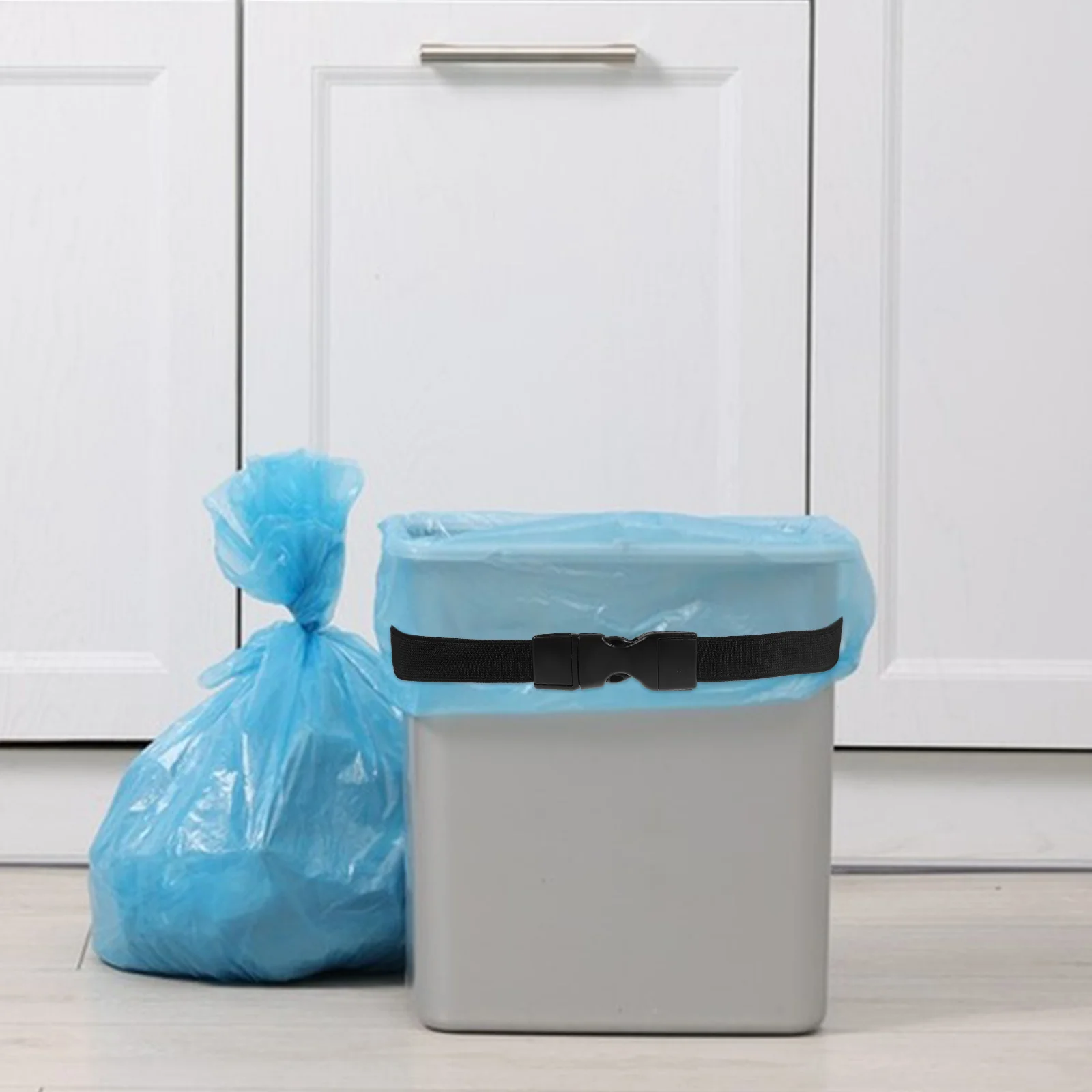 

3Pcs Trash Can Band Elastic Adjustable Garbage Bin Fixing Circle Reusable Garbage Bag Band Holder Trash Bag Fasteners