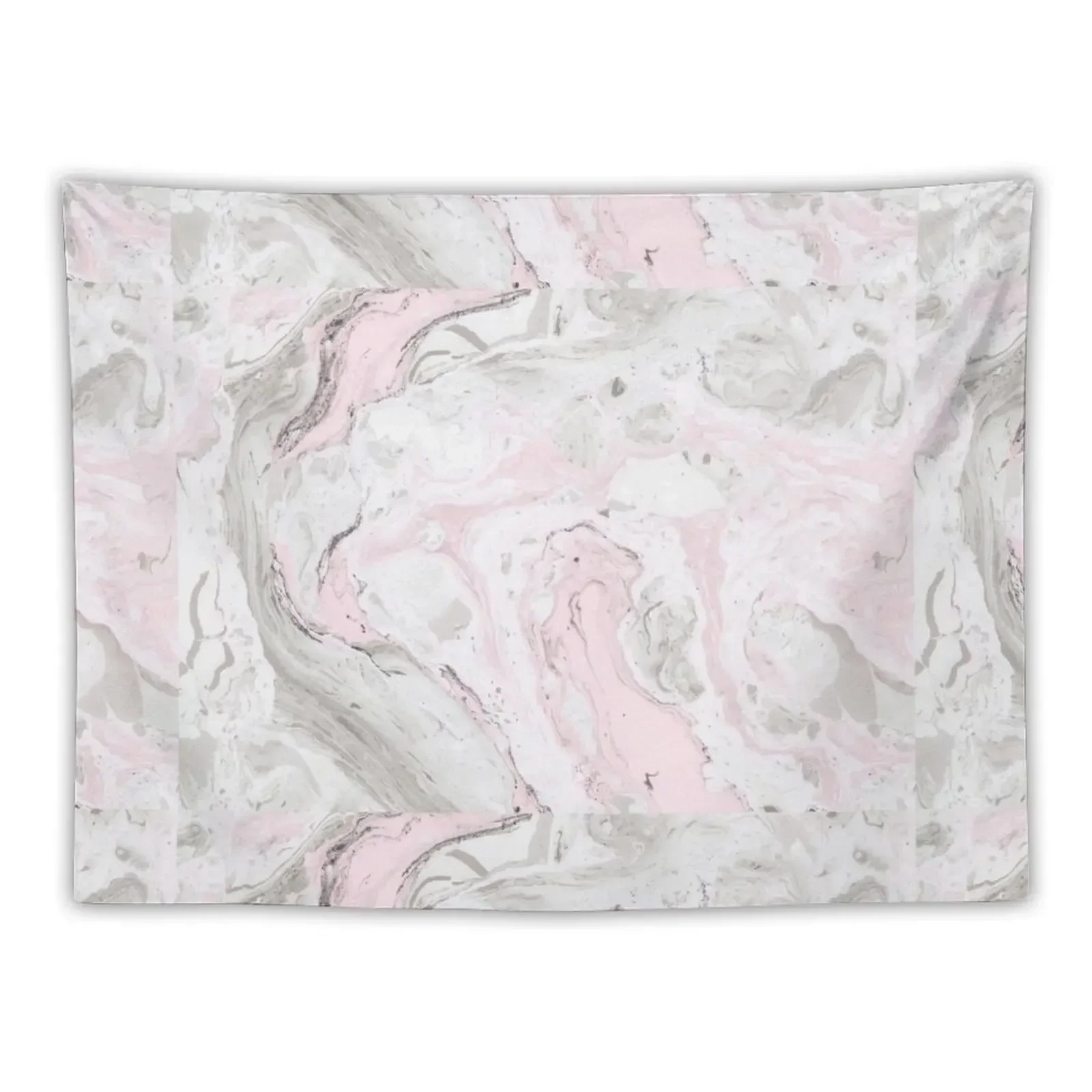 Pink and Gray Marble Print Tapestry Room Decor Korean Style Aesthetic Room Decorations Home Decorations Tapestry