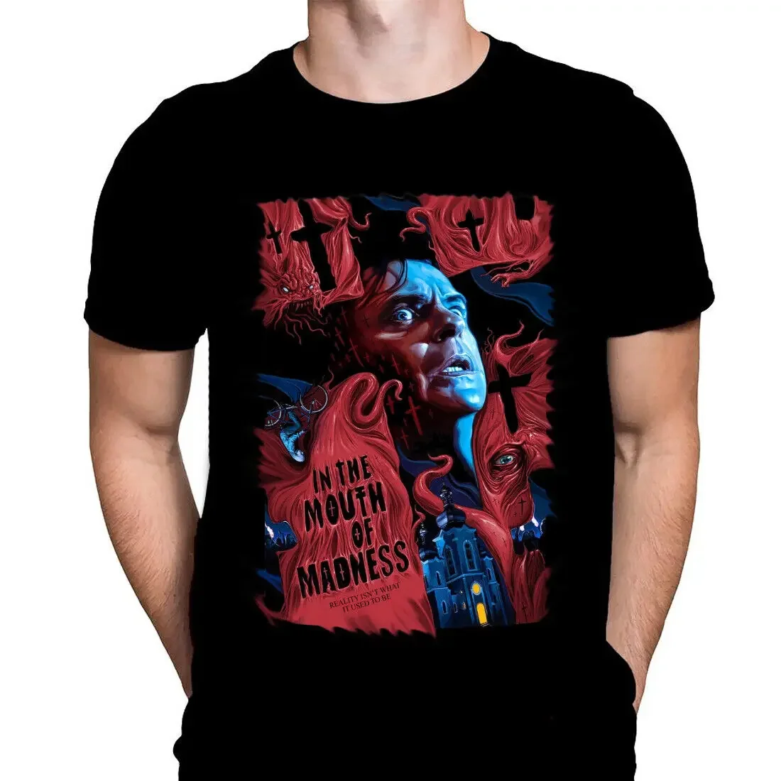 IN THE MOUTH OF MADNESS Movie T Shirt S 4XL Horror Demonic