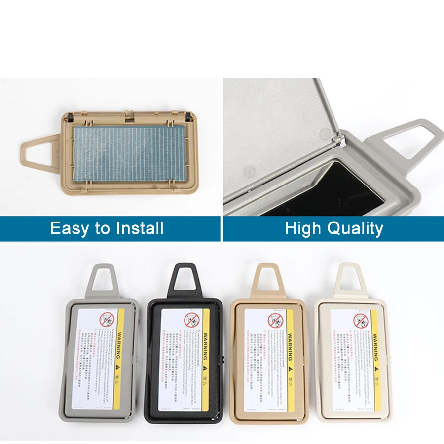 

Car Interior Sun Shade Visor Makeup Cosmetic Mirror Cover For Mercedes Benz E CLS-Class W211 W219 2118100310 Black Beige Grey