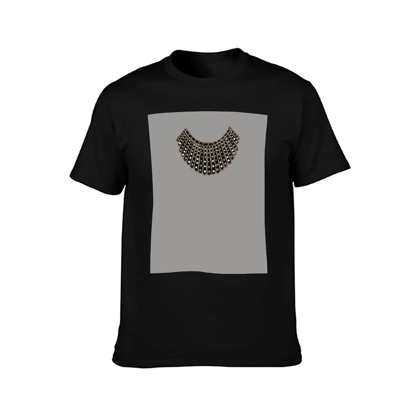 RBG Dissent Collar T-Shirt Summer Casual Cotton Tee Oversized Streetwear Tops Vintage Graphic Print Loose Fit Short Sleeve