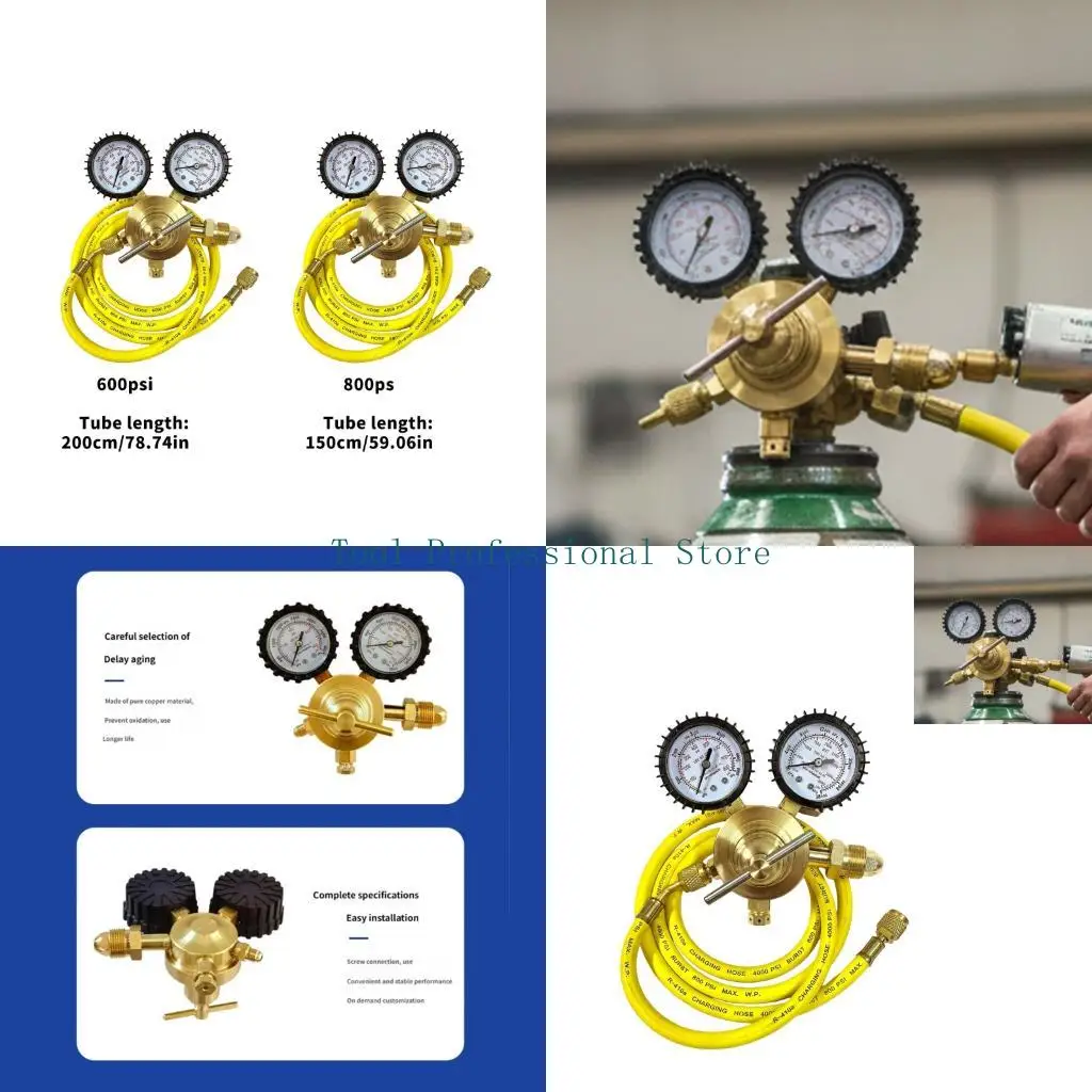 

57QF Precise Nitrogen Pressure Regulator with Inflatable Hose Pressure Regulator For Industrial and Laboratory Applications