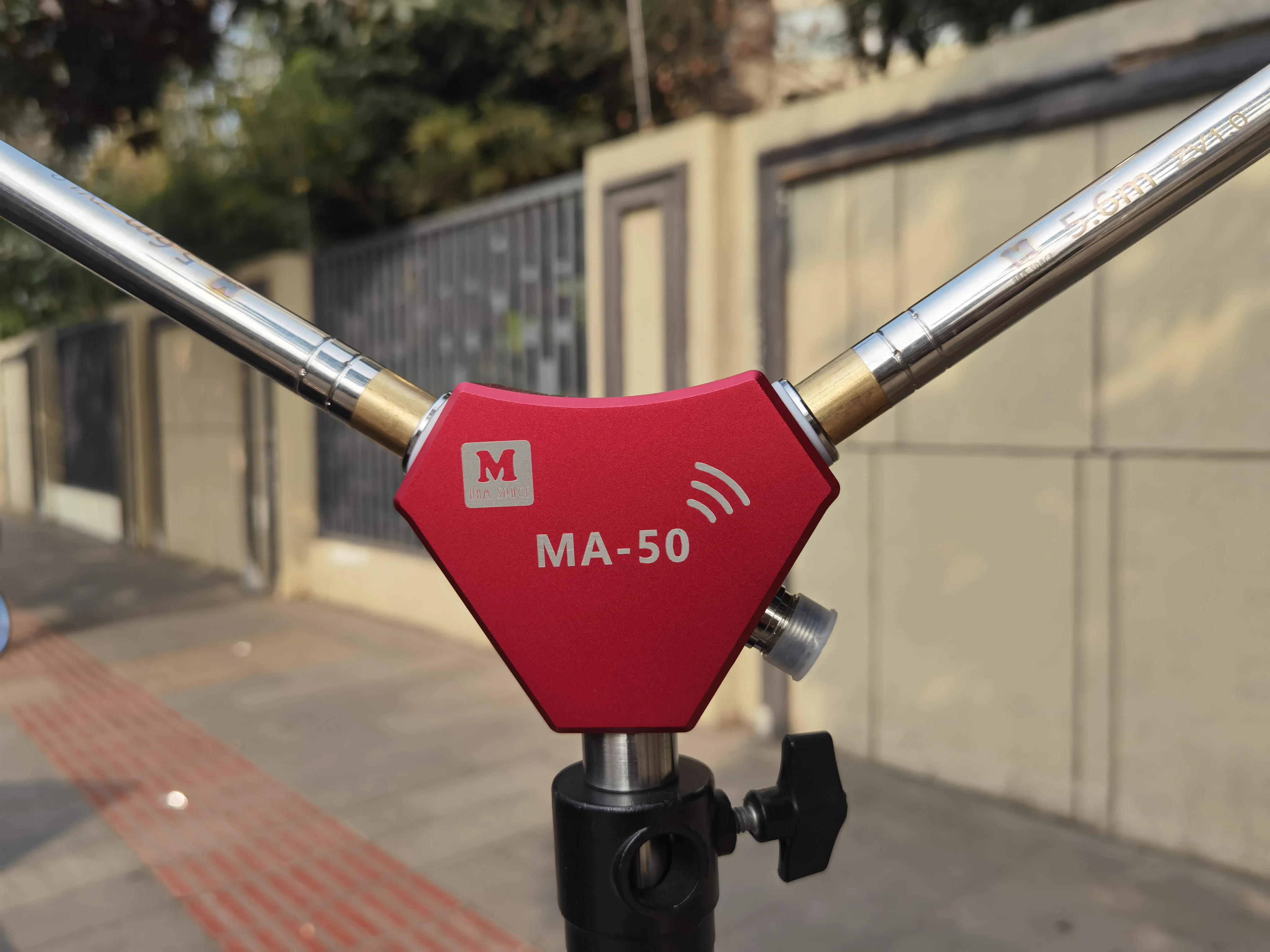 M MA-50 14M/18M/21M/24 m28m/50MHz 200W HF antena zewnętrzna krótkofalowy przenośny pozytywny antena teleskopowa V do radia z szynką