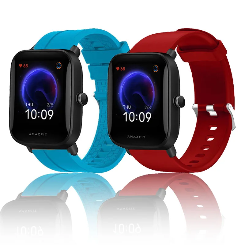 Correa 20มม.สำหรับ Amazfit Bip U Pro/S/GTS 3 2e/GTS2 Mini สำหรับ huawei นาฬิกา Gt 2 42Mm สำหรับ Garmin Venu Sq สร้อยข้อมือ