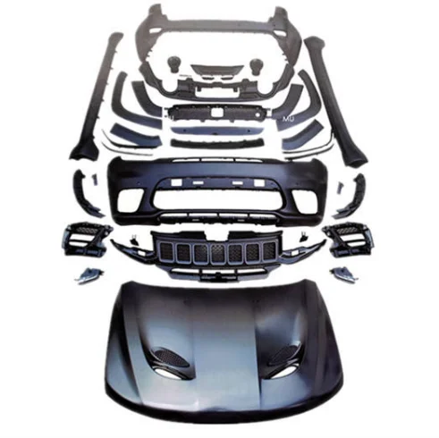 랜도르 자동차 개조 범퍼 바디킷 SRT-8 바디 키트 (지프 그랜드 체로키 SRT8 2017+ PP 소재)