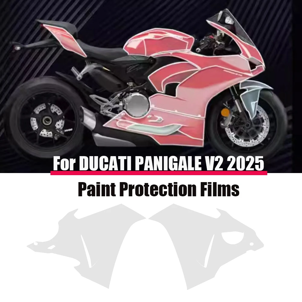 panigale-v2-ppfフェアリング塗装保護フィルム-透明-2025-ドゥカティ-panigale-v2-傷防止-オートバイ保護キット-tra