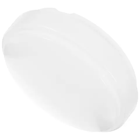 Abajur de teto redondo 24cm, capa de luz de cúpula de plástico para cozinha, banheiro, quarto, luminária de montagem embutida, globo de substituição