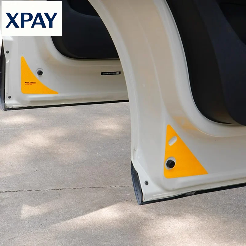 For BYD  Seagull&Dolphin MINI 2023-2025 Door Reflective Warning Sticker Door Anti-collision Sticker Automobile Supplies