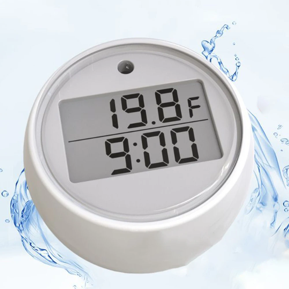 Cold Plunge Timer Thermometer for Recovery Baths Floating Design IPX6 Protection Dual Scale 20-70C 4-158F Display