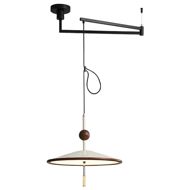 

Restaurant lights Chinese antique decorative lights Nordic simple modern restaurant shift chandelier rocker arm model