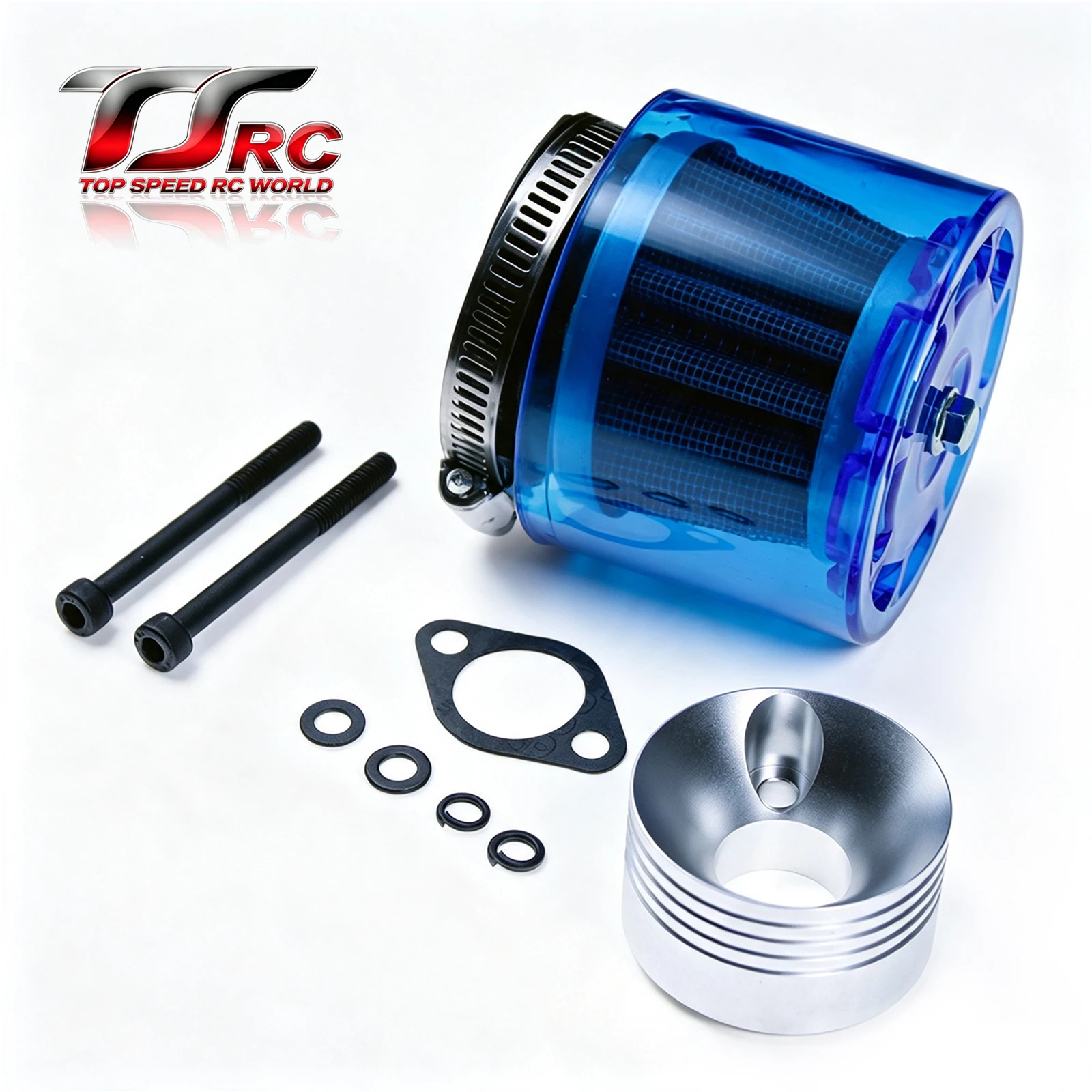 Plastic Air Filter Kit for CY Zenoah Engine for 1/5 HPI KM ROVAN Mcd Redcat Rcmk Fg Baja 5sc Ss 5T 5B Truck Rc Car Parts