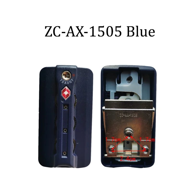 For ZC-AX-1505/ZC-612 Original Baggage Customs Lock Luggage Accessories Combination Lock Simple Portability Anti-theft Security