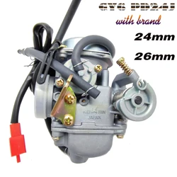 Motorcycle Carburetor for 24mm 26mm sunl cvk GY6 125cc 150cc 152QMI 157QMJ Scooter moped Buggy ATV kart engine