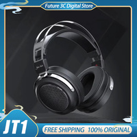 FiiO JT1 3.5mm Studio Wired Headphones with Microphone HiFi Sound Headset 50mm Diaphragms Driver Recording Custom For PC Gamer