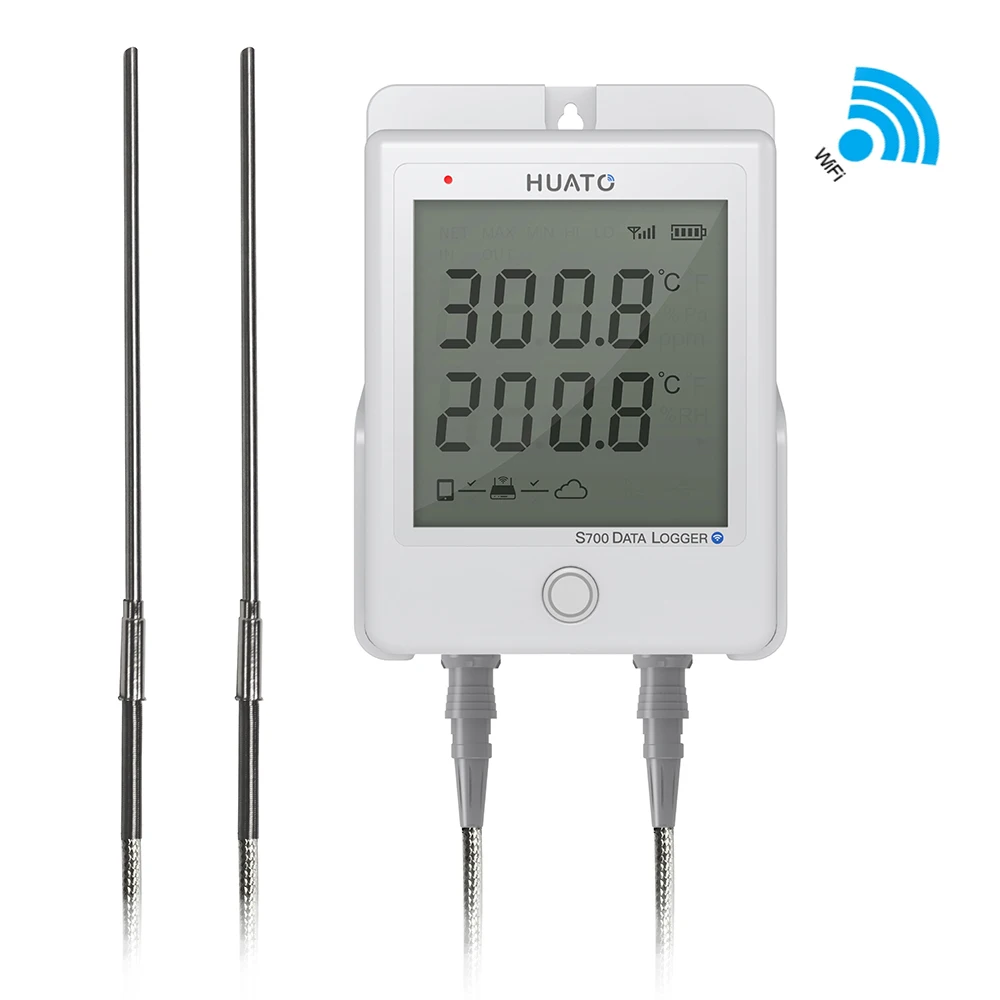 Factory/workshop/warehouse/laboratory Online Monitoring System Wifi Digital Wireless Temperature Humidity Sensor Data Logger