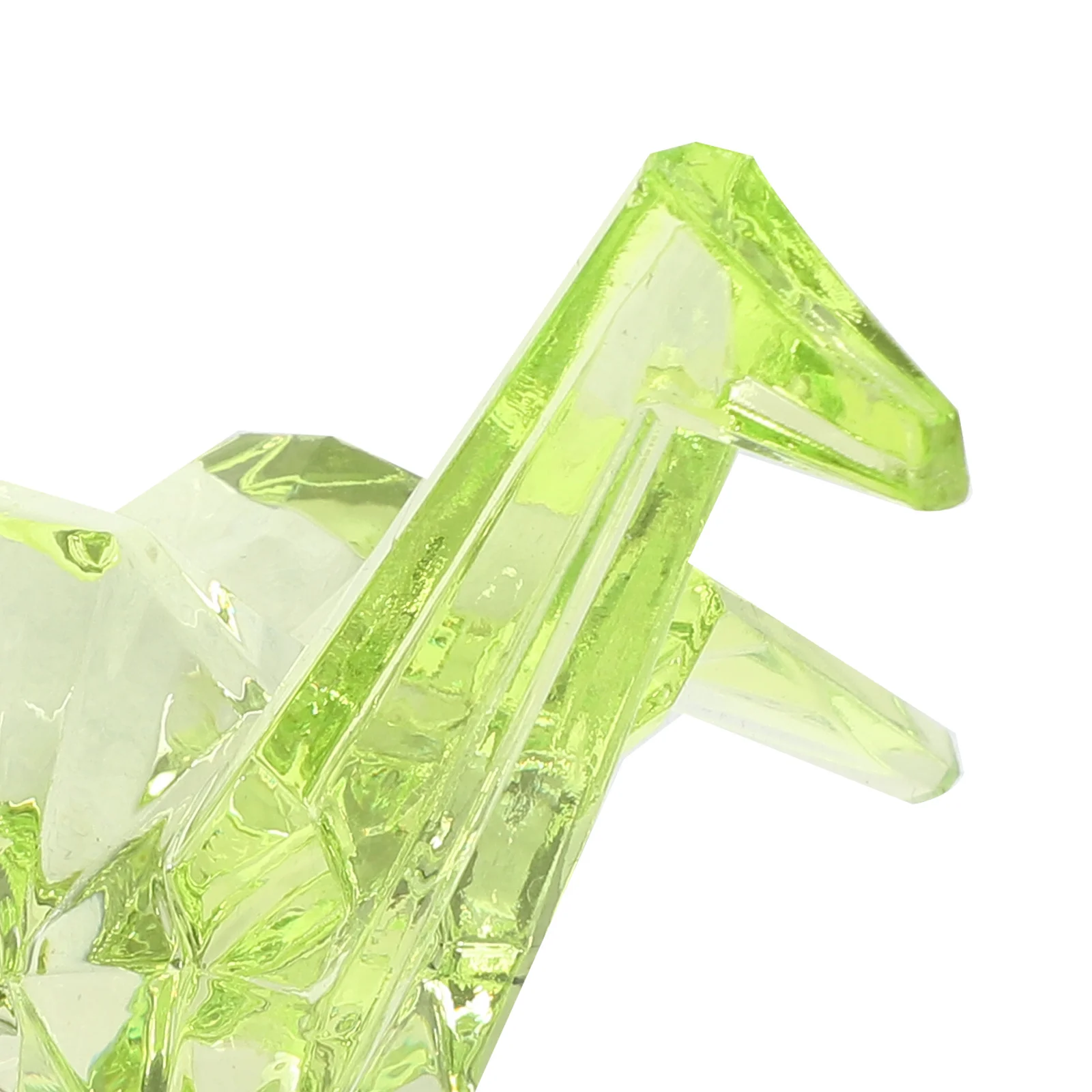 

Green Origami Crane Acrylic 3D Decoration For Diy Holiday Decorations Home Party Holiday Decor Crafts