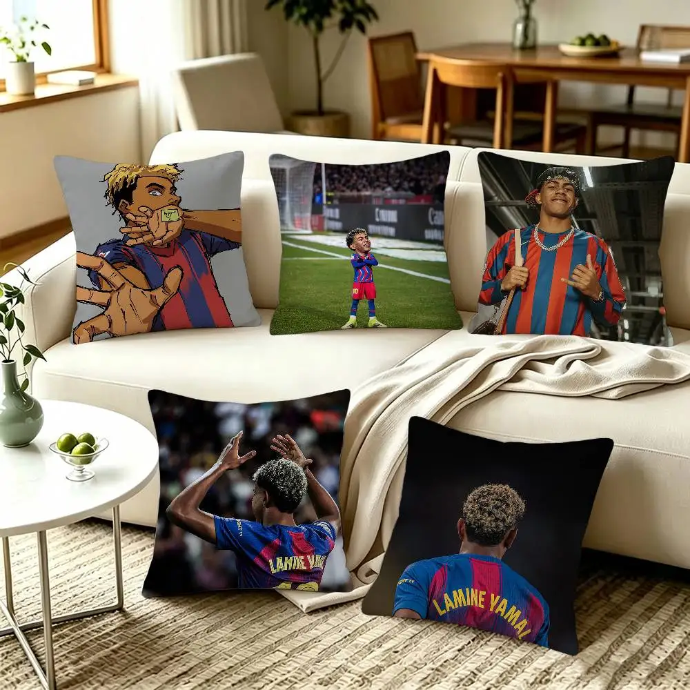 Lamine Yamal Pillow Covers, Home Sofa Cushion Covers and Aecorative Custom