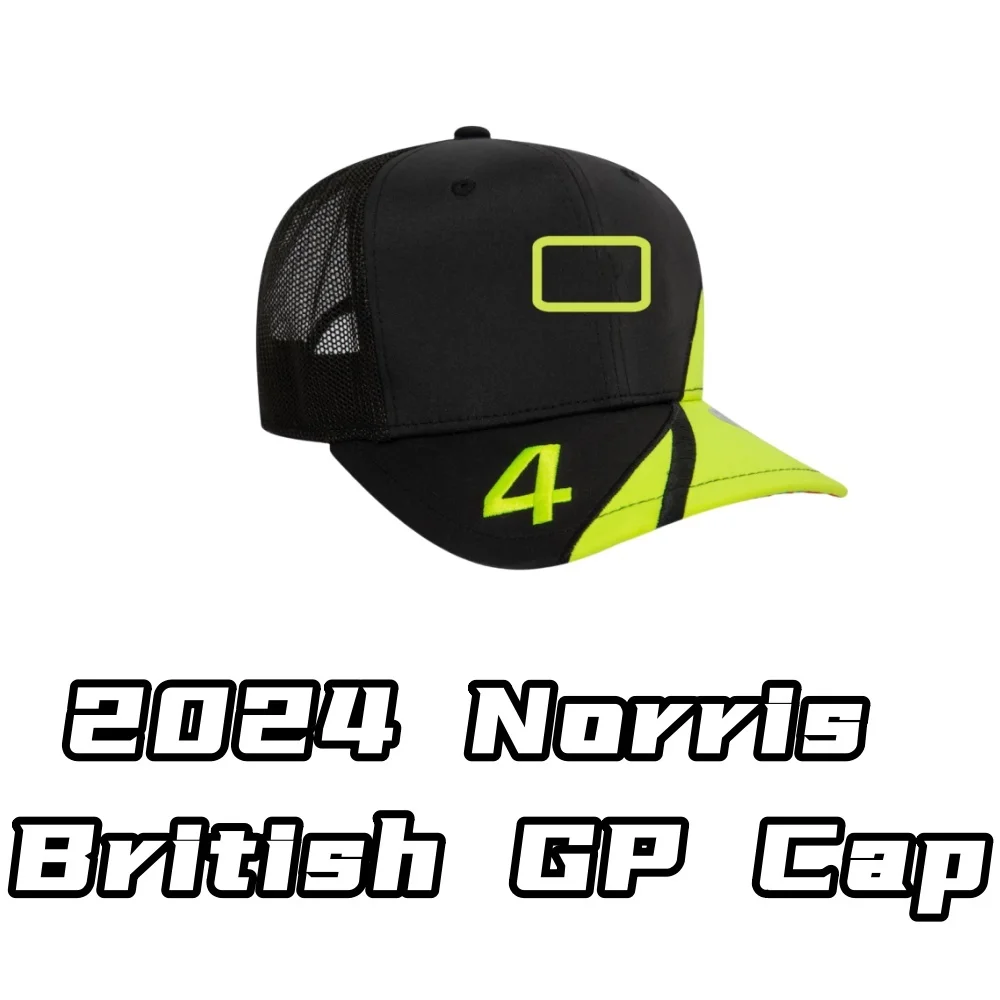 

F1 2024 Lando Norris British GP Cap Baseball Cap PIASRI Cap Formula One Racing Cap Men and Women Fans Cap