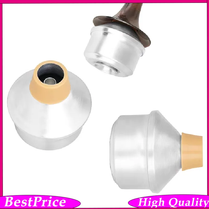 Trumpet Mute Extending Tube Mute Vibration Damping Practice  AluminumTrumpet Mute Musician Students Beginners