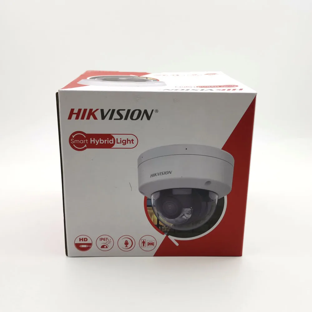 [JIT] Hikvision 2MP DS-2CD1123G2-LIU IP67 IK08 Built-in Mic Smart Hybrid Light Fixed Dome Network Camera