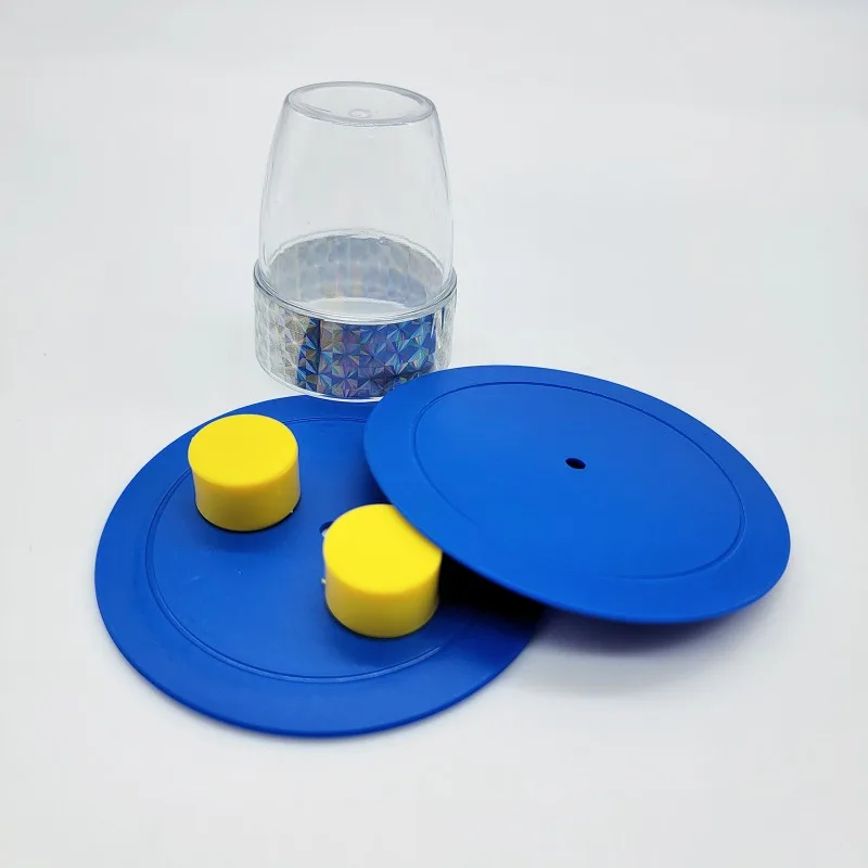 لعبة الوهم السحري الصلبة من خلال - لعبة اختراق العملات المعدنية للأطفال وهدايا الحفلات، خدع سحرية، دعائم ساحرة، ألعاب مضحكة