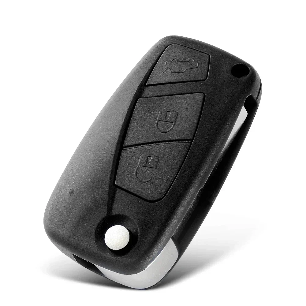 KEYYOU Flip Car Key Case dla FIAT Iveco Punto Ducato Stilo Panda Idea Doblo Bravo 2/3 przyciski