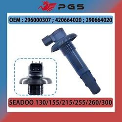 PGS Ignition Coil Stick seadoo For SeaDoo SEADOO 130 155 185 215 255 260 300 GTX RXT RXP GTS GTR 420664020 296000307 290664020