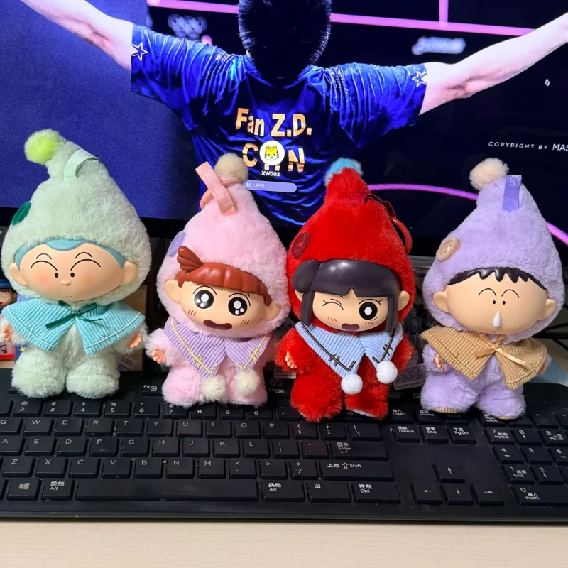 

Sopfun Crayon Shinchan Dwarf Fairy Tale Blind Box Vinyl Plush Keychain Doll Collectible Trendy Toy Surprise Gift For Girls