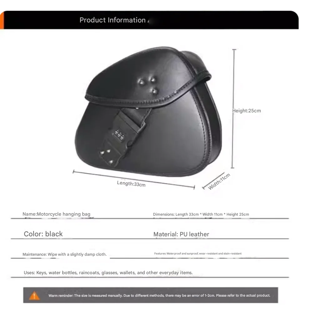 Modified anti-theft combination side bag suitable for 26 models of Zontes 703F rainproof motorcycle touring side tool bag