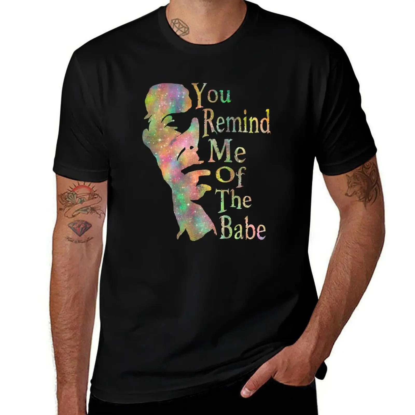 The Babe With The Power T-Shirt Trendy Pattern for Men T-Shirt