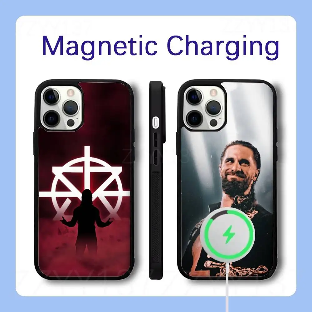 

S-Seth R-Rollins F-Freakin Boxing Phone Case For iPhone 17,16,15,14,13,12,11,Pro,Max,Plus,Air,Mini,SE Magsafe Wireless Charging