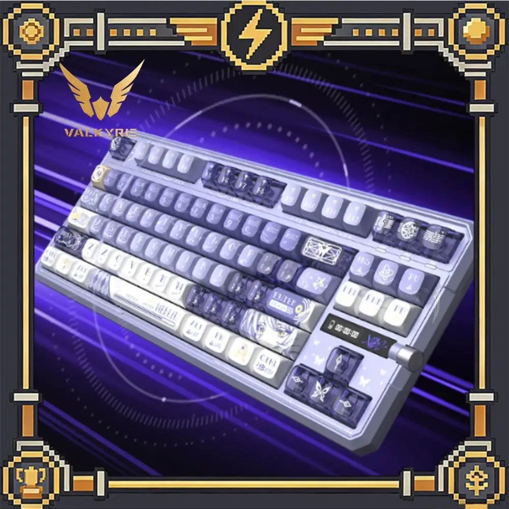 VALKYRIE VK87 V2 Max Mechanical Keyboard Wireless Tri Mode Dual 8k GASKET Structure Rapid Trigger Low Latency Gaming Keyboard