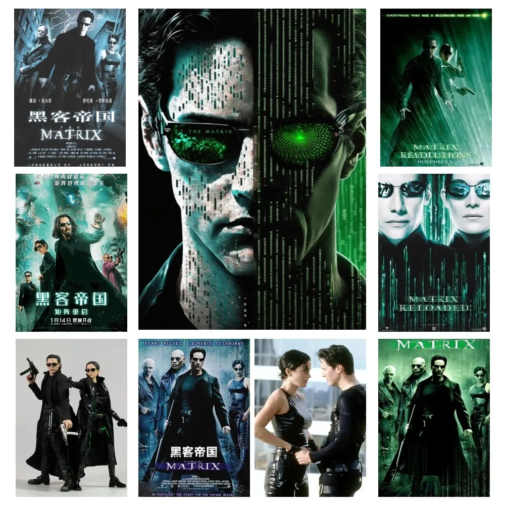 1pc The Matrix Poster Wall Art Home Decor Room Decor Digital Painting Living Room Restaurant Kitchen Art