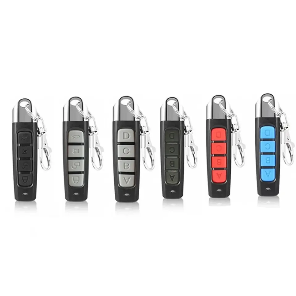 

4pcs 433MHZ Copy Remote Control 4 Channe Code Garage Gate Door Opener Remote Control Duplicator Cloning Code Garage Key