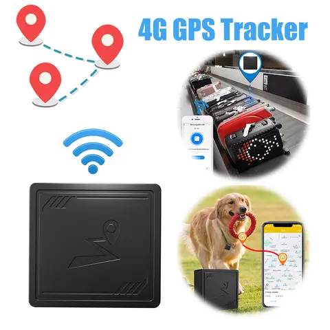 4G GPS 휴대용 GPS 위치 추적기 차량 추적기 실시간 GPS 위치 추적기 앱 포함 미니 차량 GPS 추적기 (반려동물 및 자동차용)