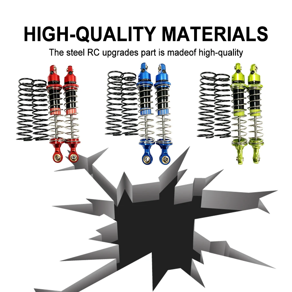 1/10 In Lega di Alluminio Resistente All'usura Anteriore Ammortizzatore Posteriore Per LOSI Baja Rey 4WD RC Parte di Auto RC Accessori Auto Blu Scuro