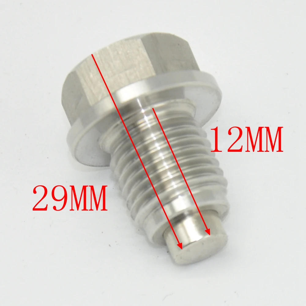 Stainless Steel Engine Magnetic Oil Drain Plug Screw Nut Bolt Oil Drain Sump Nut M12/14/16/18/20/24 1.5 1.25 1.75