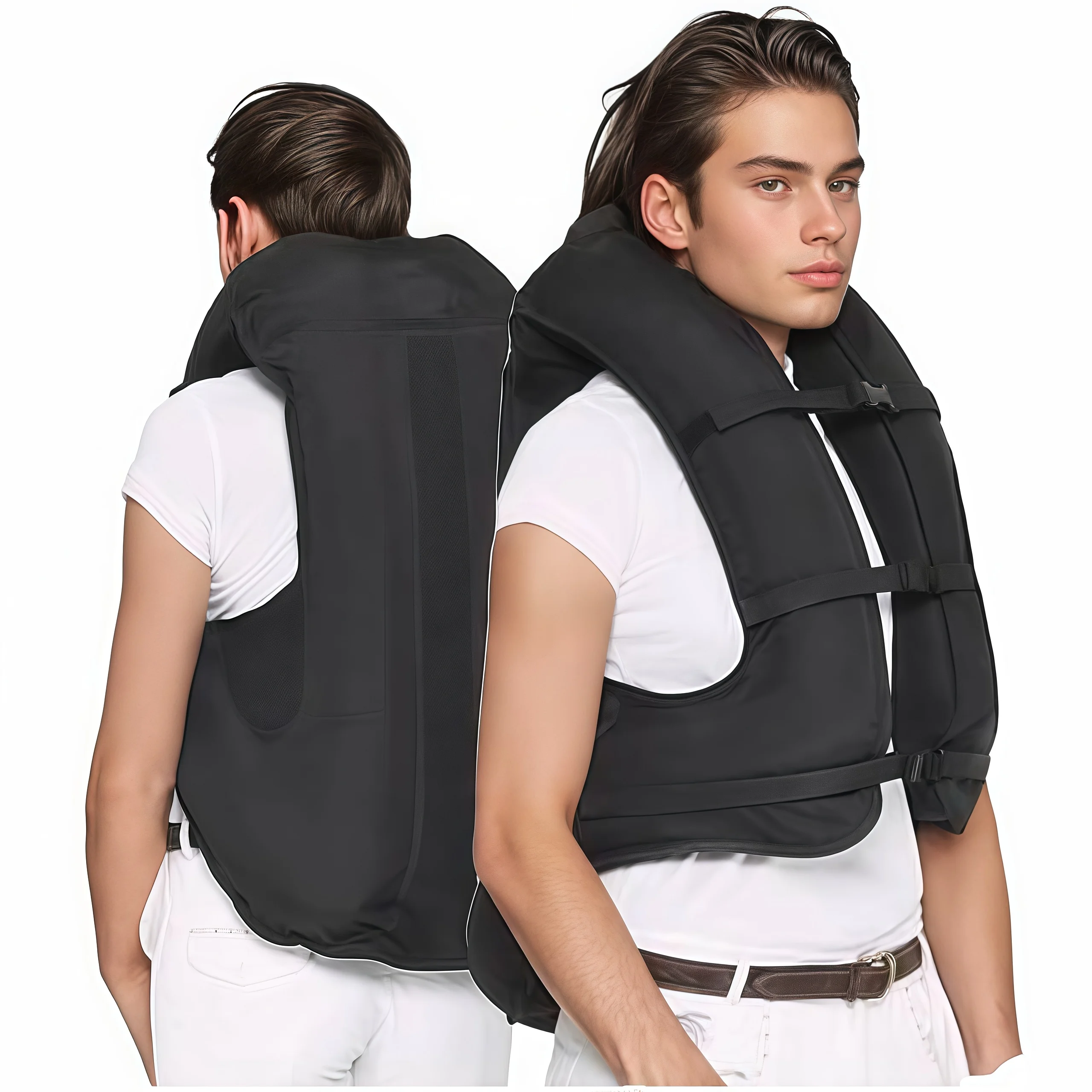 

Легкий светоотражающий жилет с воздушной подушкой, дышащий, водонепроницаемый, защитный мотоциклетный жилет для мужчин и женщин, для гонок